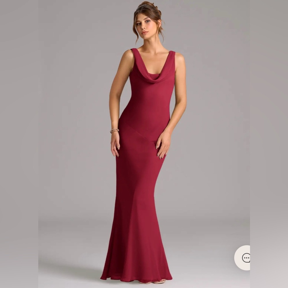 Elegant Azazie Scarlet Red Rylina Evening Gown - A10